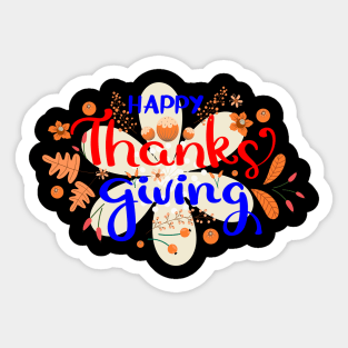 happy thanksgiving Sticker